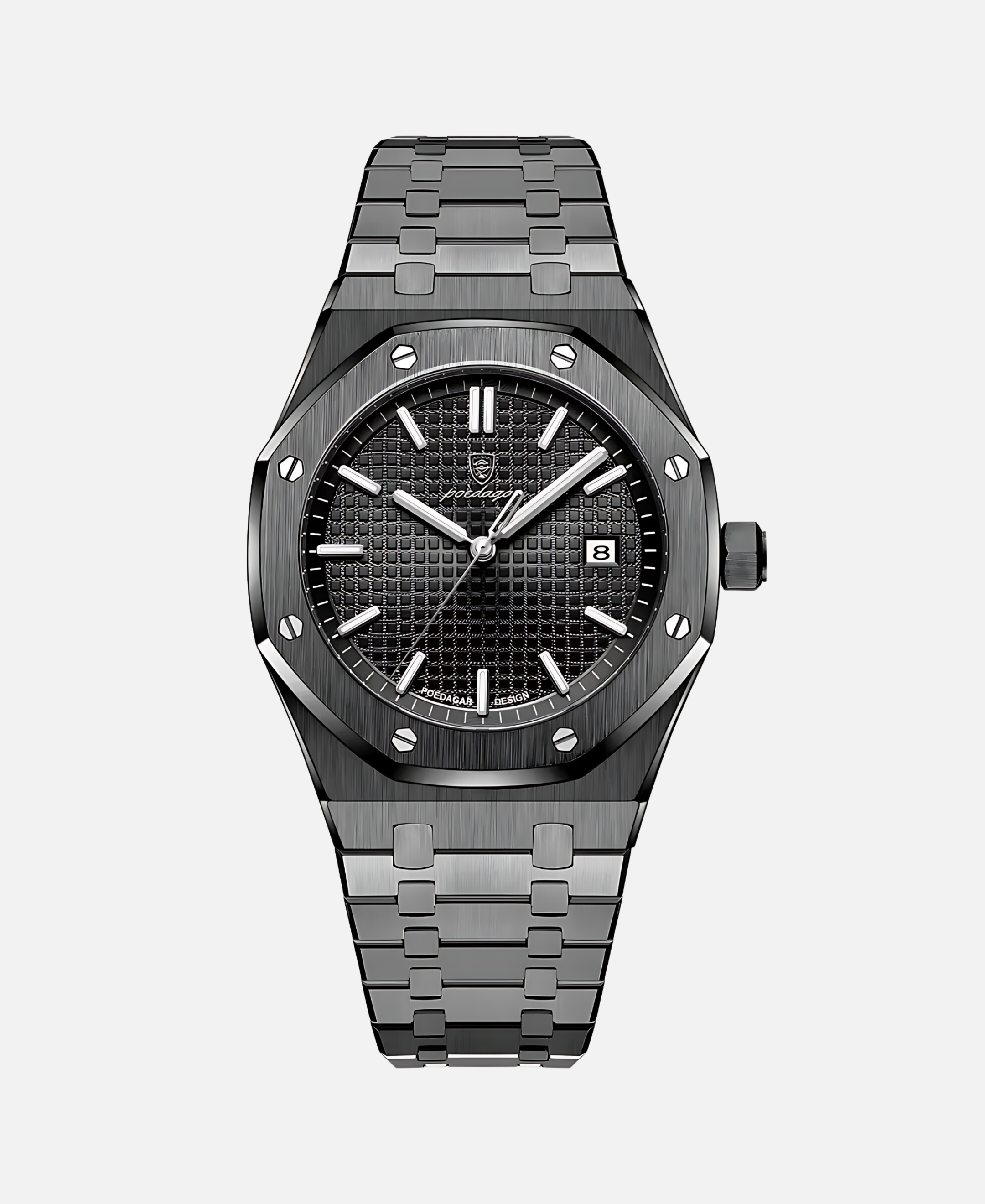 Montelario – Reloxo masculino minimalista con cristal de zafiro e resistencia á auga de 5 ATM