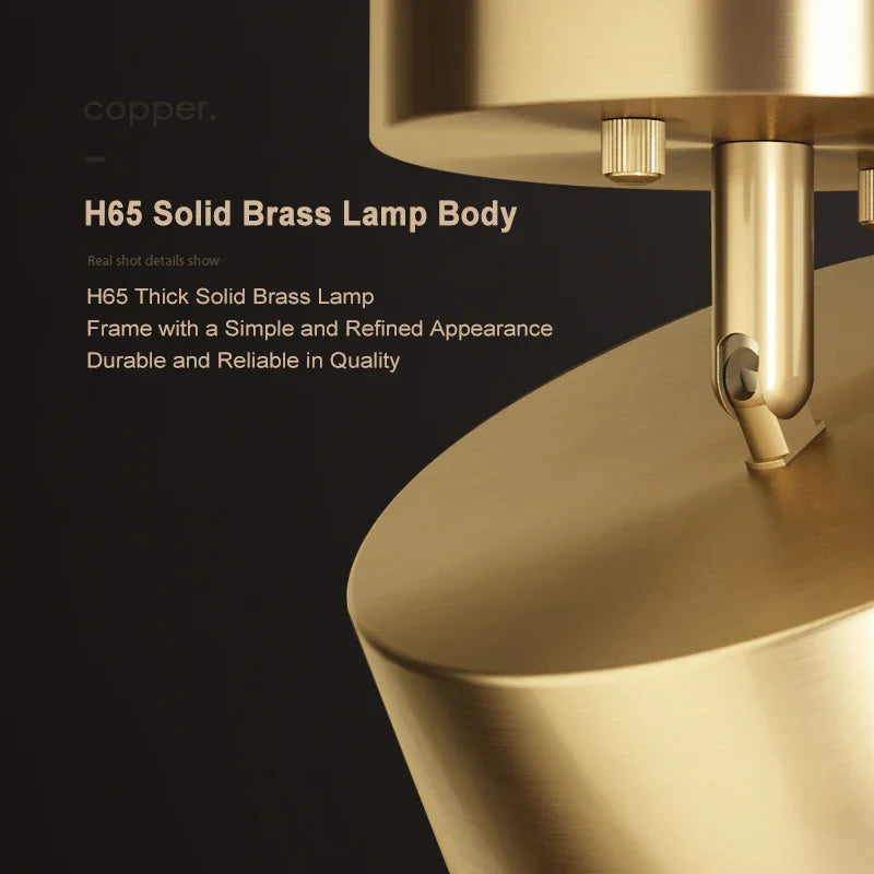 CopperLux Retro Plafondlamp – Làmpada de sostre de coure LED de disseny amb llum càlida i potència eficient energèticament