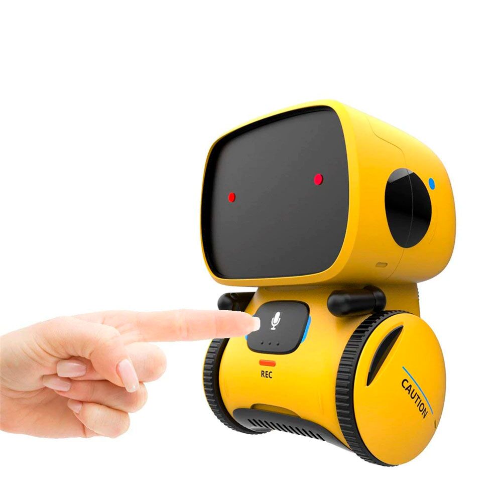 PlayVibe Mini Robot de Baile – Interactivo, Controlado por Voz e con Gravación de Sonido