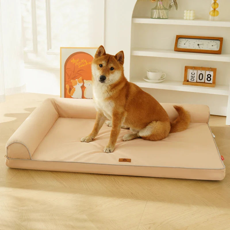 Furora – Cama para cans grande impermeable con funda lavable e antideslizante
