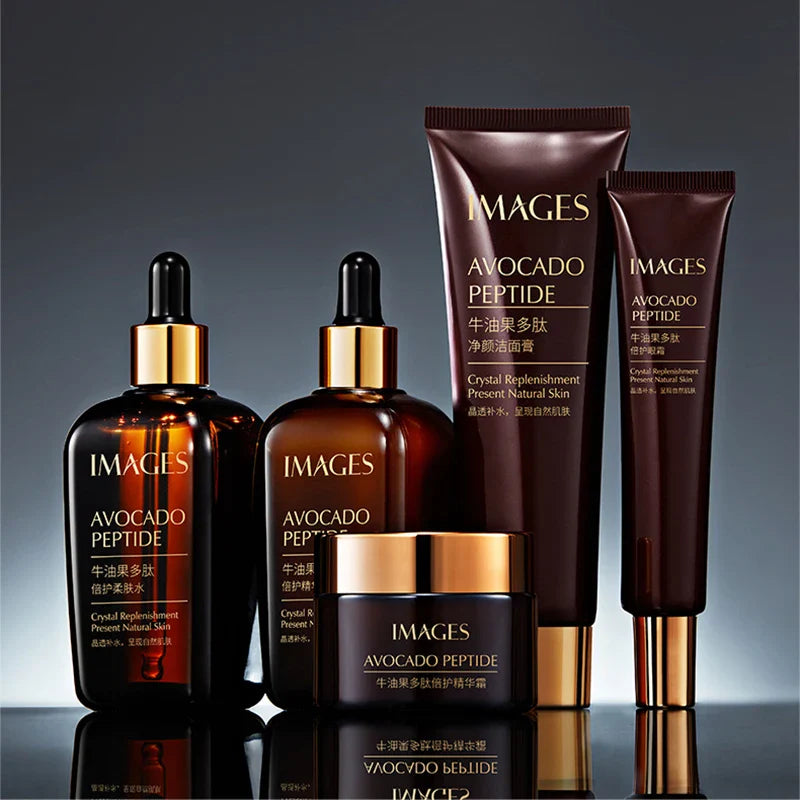 Verdura – Conxunto de coidado facial de aguacate 5 pezas Hidratante e coidadoso