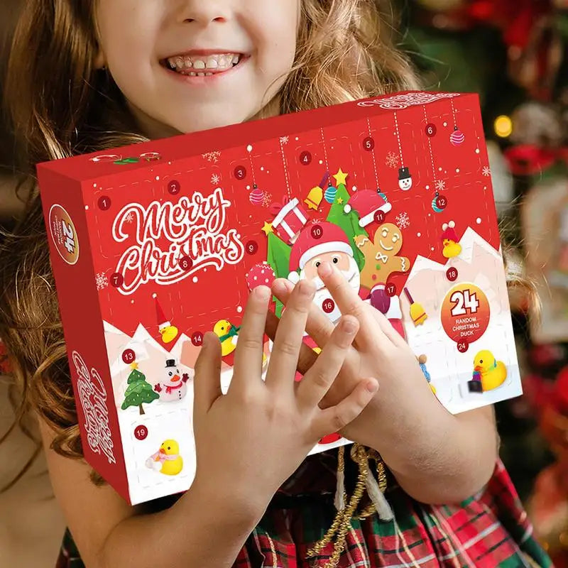 DuckMagic – Calendario dell'Avvento 2025 con 24 Anatroccoli di Gomma – Edizione Natalizia