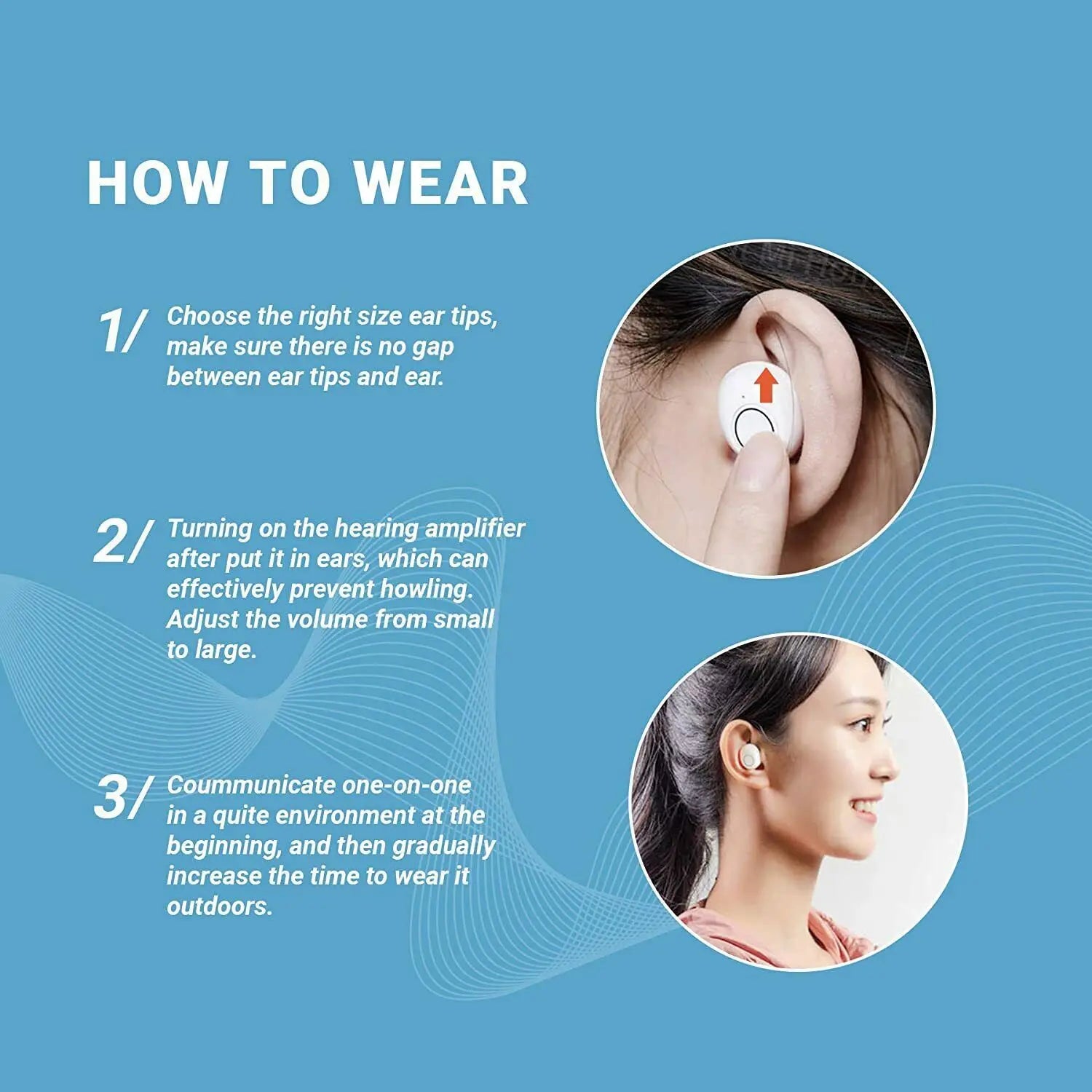 Hearivo – audífono Bluetooth con control por aplicación – discreto e cómodo