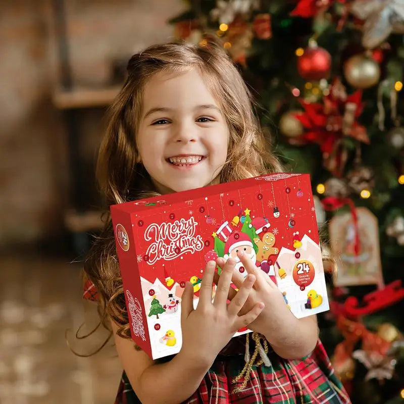 DuckMagic – Calendario dell'Avvento 2025 con 24 Anatroccoli di Gomma – Edizione Natalizia