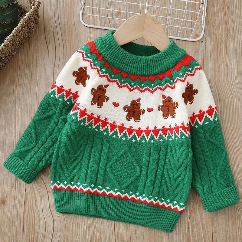 Schattige Kindertrui met Pluche Teddybeer voor Jongens en Meisjes, Warm en Comfortabel 2