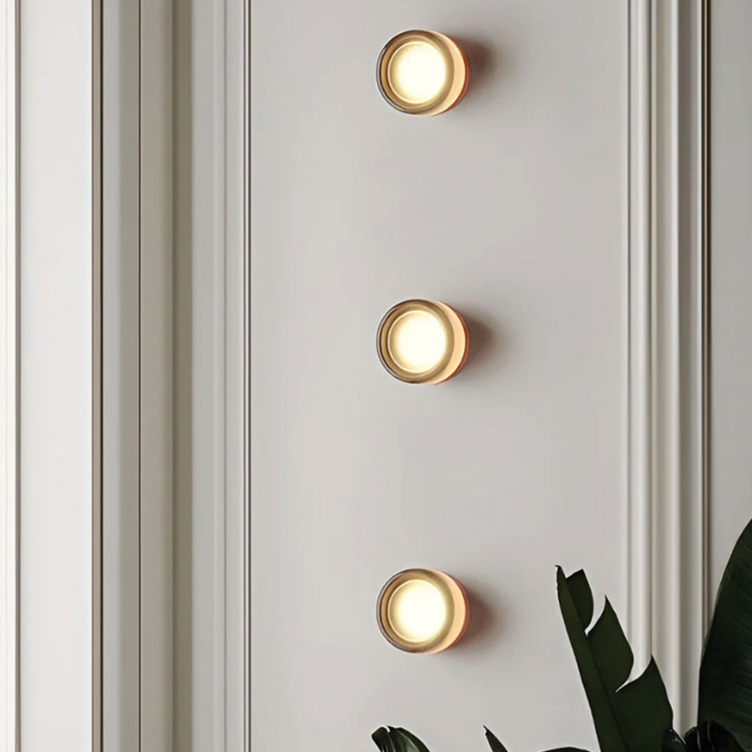 LumoDot – Llum de paret LED compacta – Disseny modern d'acrílic i alumini