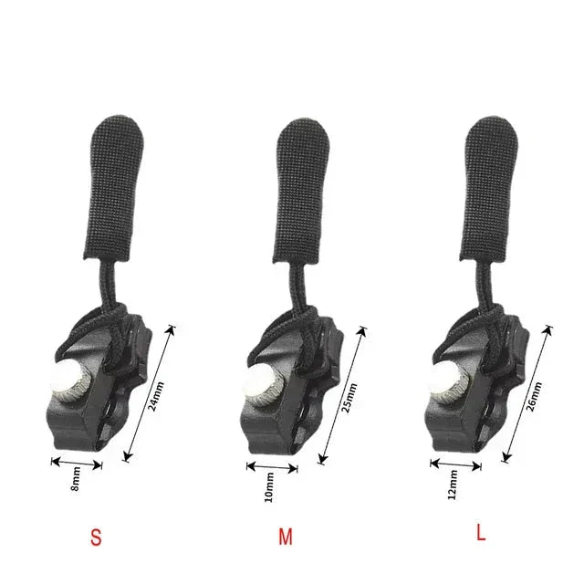 Fixaro – Kit de reparació de cremalleres de 6 peces per a roba, bosses i activitats a l'aire lliure