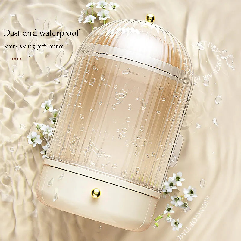 Cosmory – Make-up Organizer met Deksel & 360° Draaibaar Ontwerp