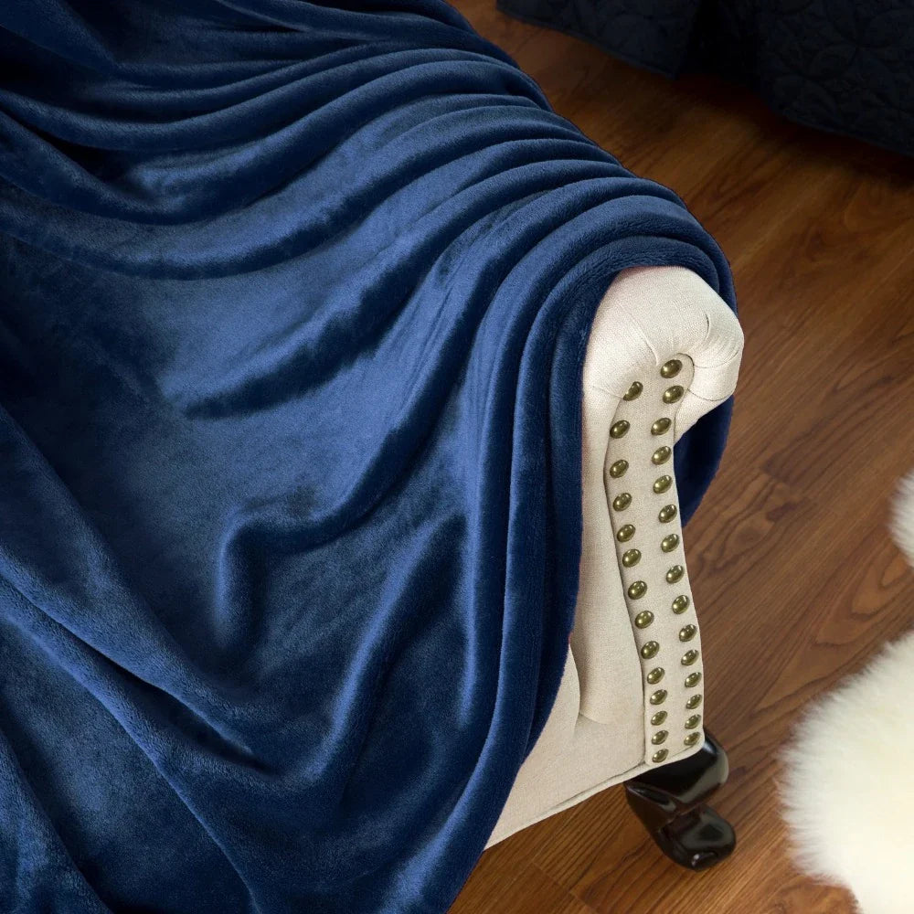 CuddleNest – Manta de coral de vellut lleugera – Bebè, Sofà i Llit