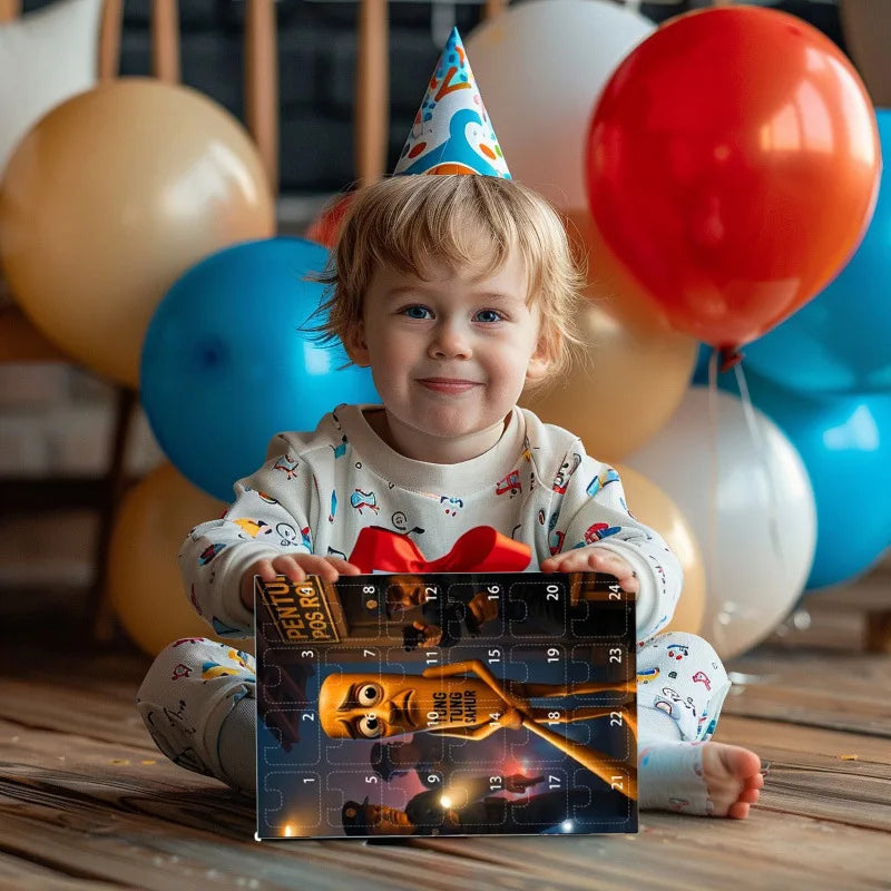 Tung Sahur Advent Kalender – 24-daagse kalender met mythische acrylfiguren & betoverend design