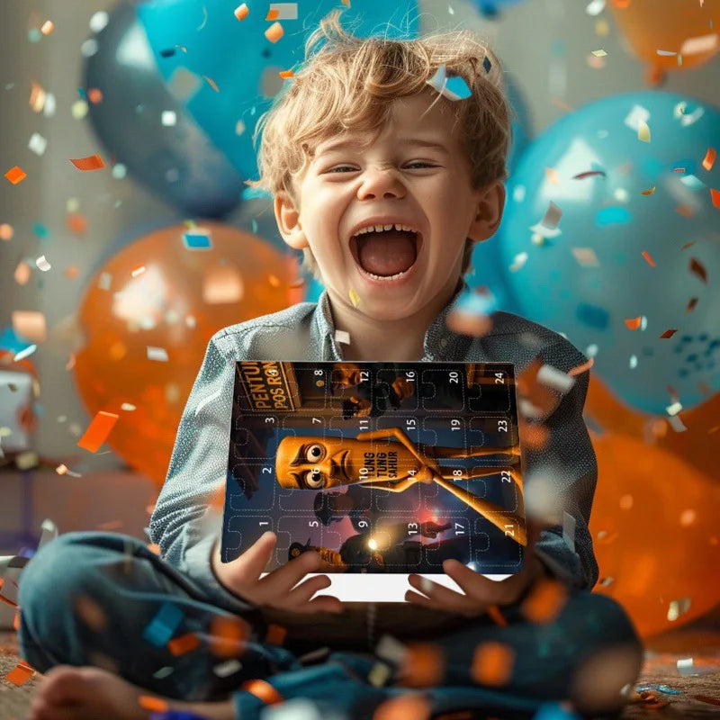 Tung Sahur Advent Kalender – 24-daagse kalender met mythische acrylfiguren & betoverend design