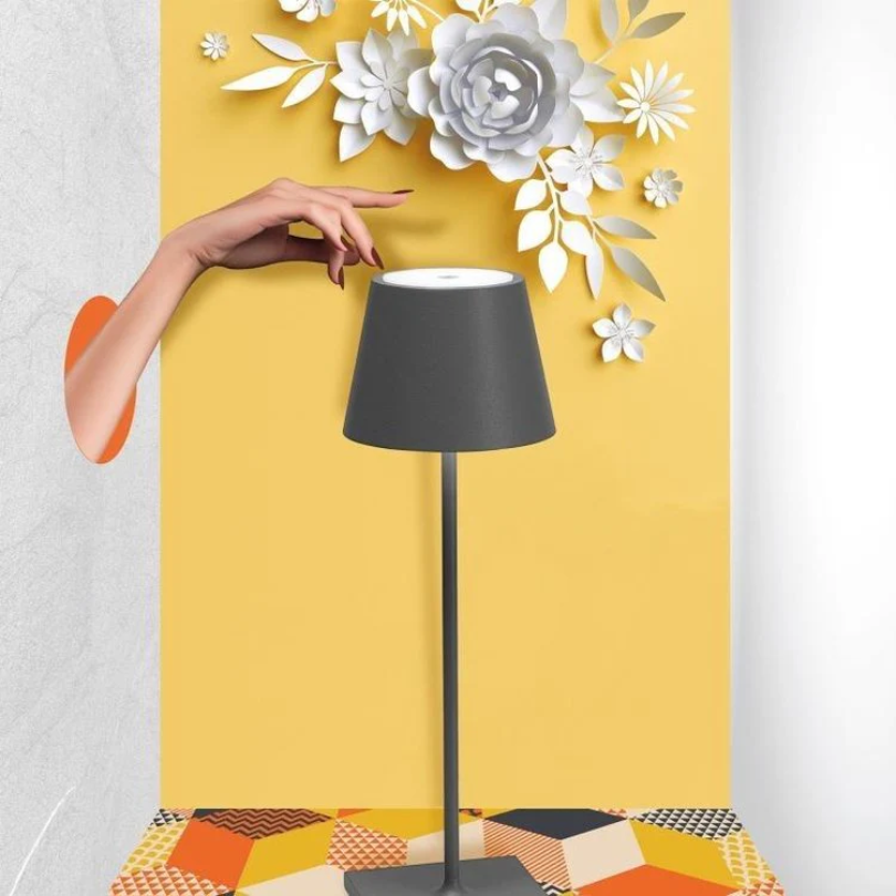 LumiFlex LED-Tafellamp – Draadloze oplaadbare lamp met touchbediening & verstelbare helderheid