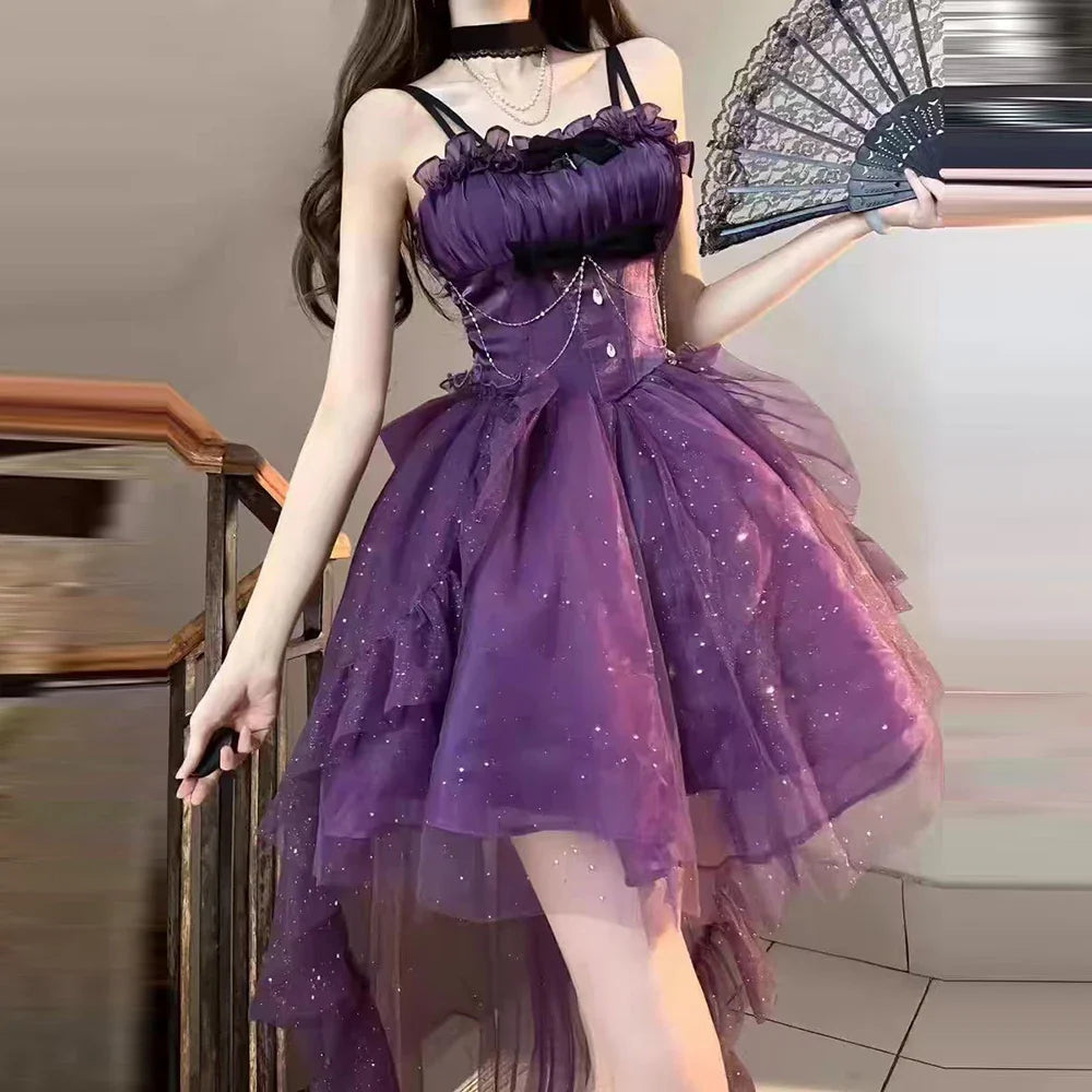 Sorelle Elegante Zomerjurk  – Elegante Damesjurk met Tailleomslag, Luchtig Katoen & Sprankelende Details voor Zomerse Stijl