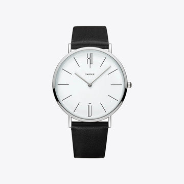 Valdor – Reloj de hombre diseño clásico con pulsera de acero inoxidable 40 mm