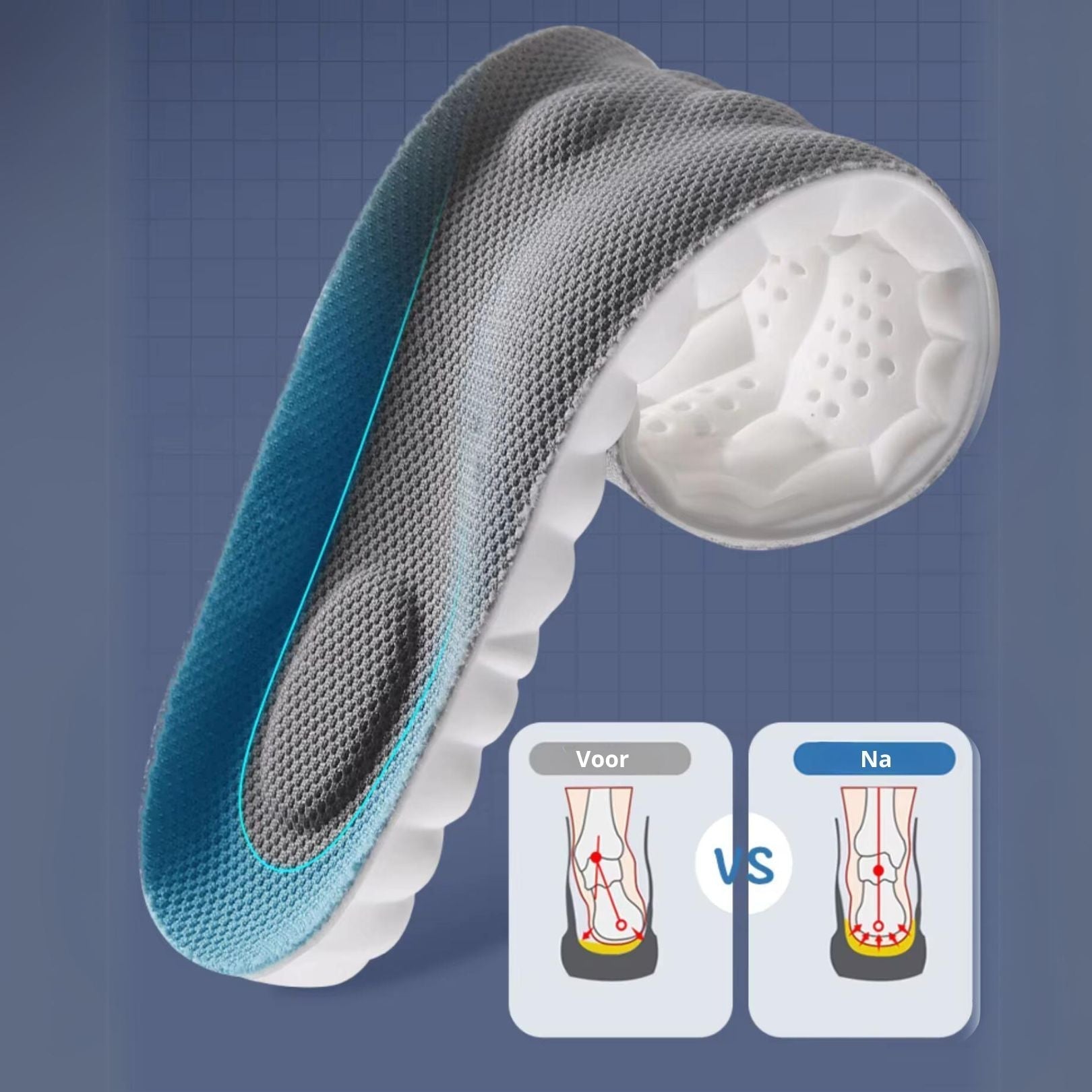 Solevia – Plantilles 4D amortiment i suport de l'arc del peu – esportiu i ús diari