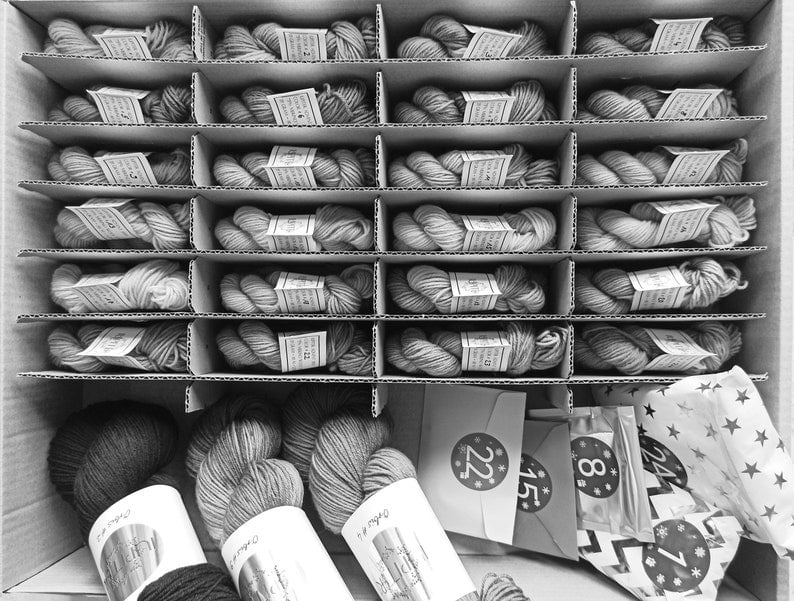 WoolMagic – Calendari d'advent amb 24 sorpreses de llana – Per a fans del tricot i el ganxet