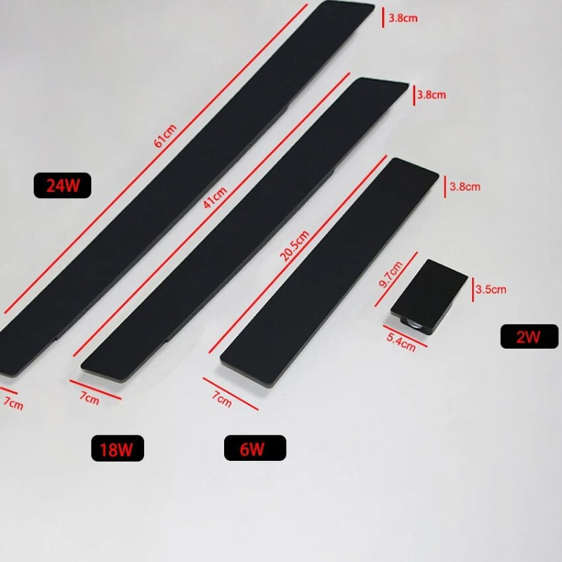 Auralight lámpada LED de varita – Aluminio impermeable para exterior e baño