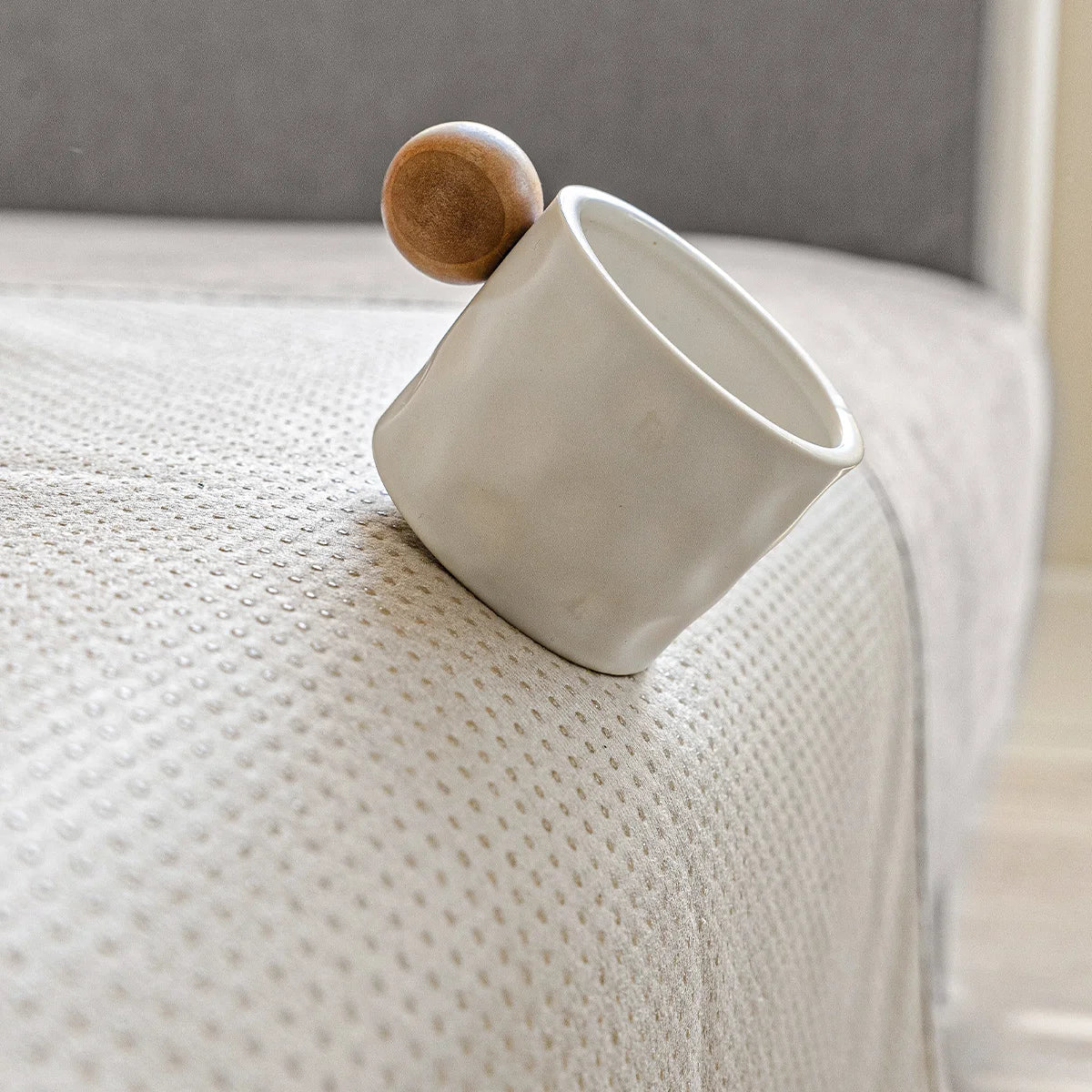 Velviano Bankhoes – Luxe jacquard bankhoes van chenille met antikras en antislip design