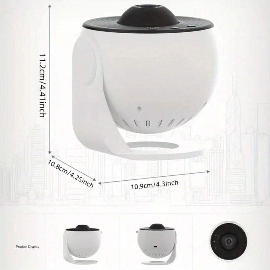 Lámpara Proxector AstroGlow – Proxector de ceo estrelado con 19 patróns e luz LED relaxante