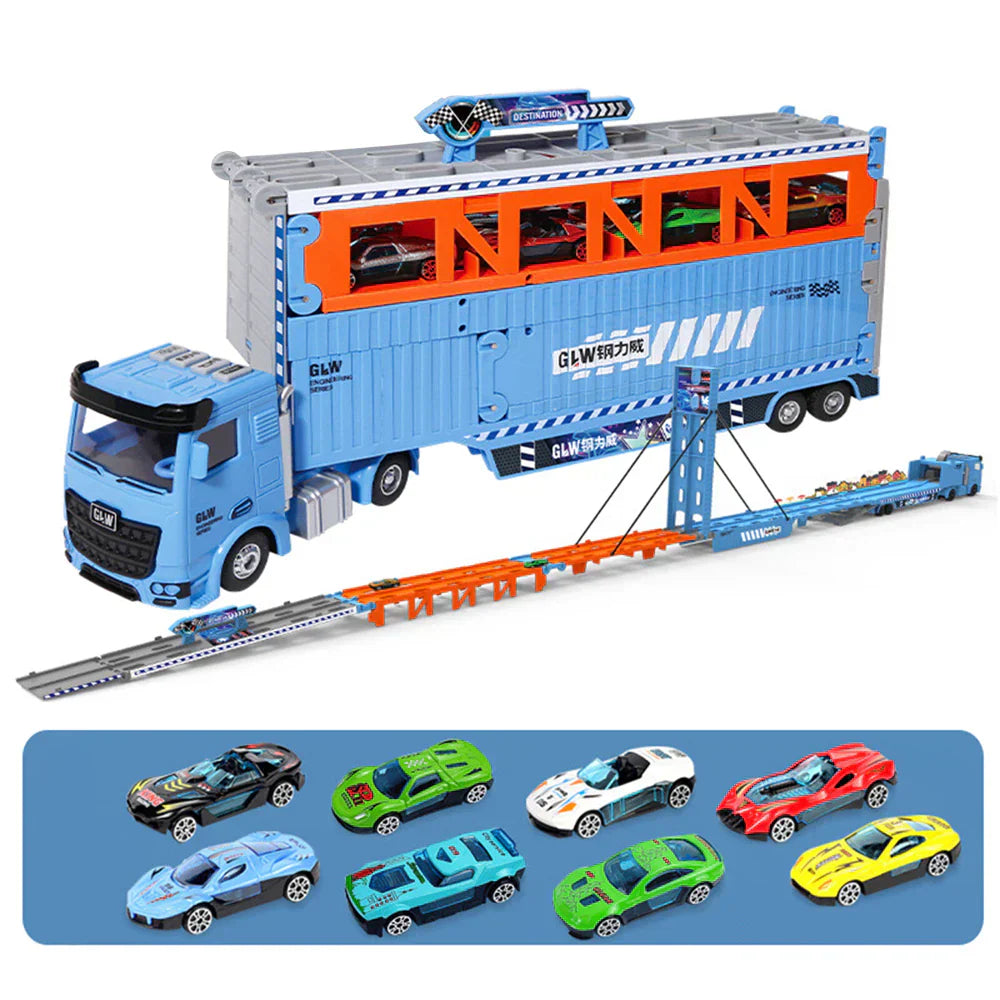 Constructo – Speelgoed bouwvoertuigen set met kraan, graafmachine & kiepwagen