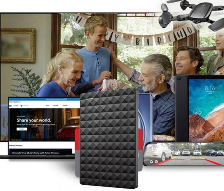 CoreDrive – Disco duro externo 1TB USB 3.0 – Delgado e portátil