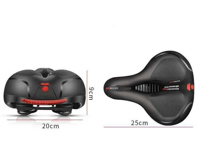Velora Cloud Comfort Pro Asento de bicicleta – Asento ergonómico de xel para andar en bicicleta sen dor