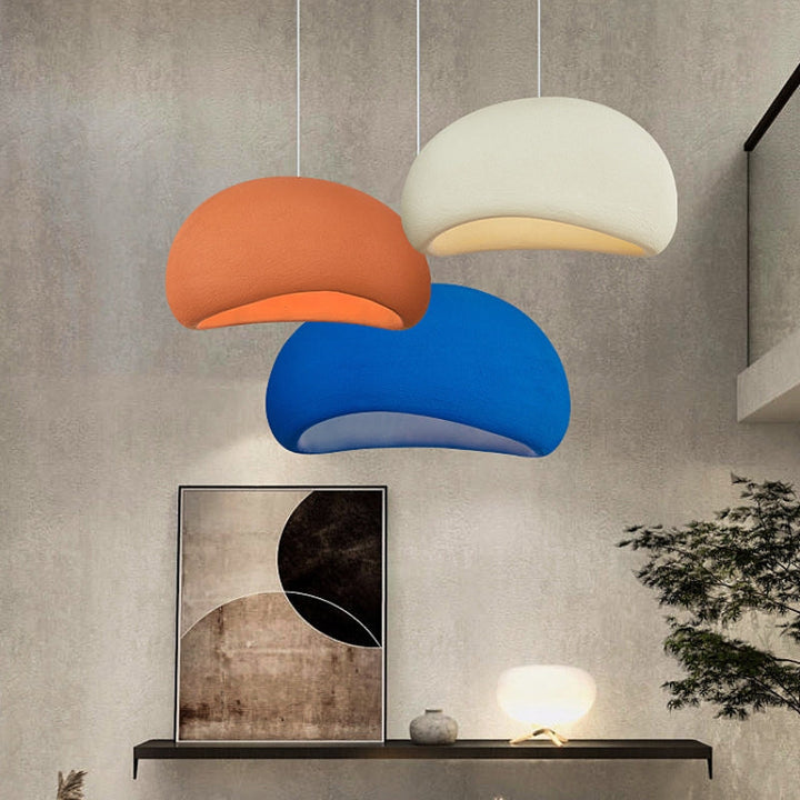 Serinori – Lámpara colgante Wabi Sabi diseño de nubes – Luz japonesa relajante