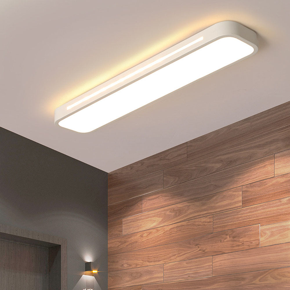 Nordelio Plafondlamp – Design Minimalista Escandinavo com Perfil LED Delgado &amp; Alto Rendimento Luminoso