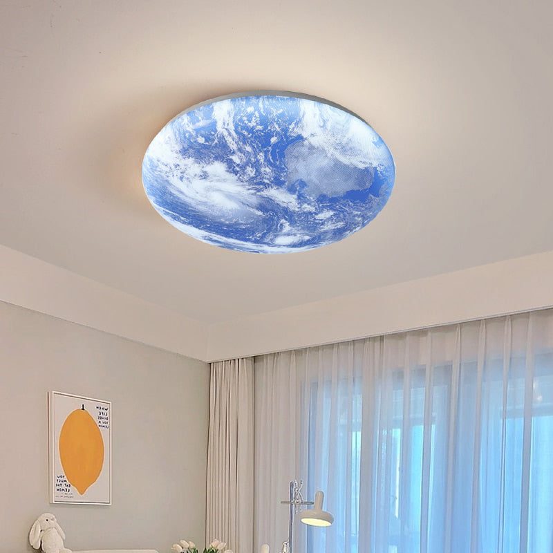 Lunaro Lámpara de Techo – Diseño Moderno Redondo de Madera Maciza con Iluminación LED Cálida