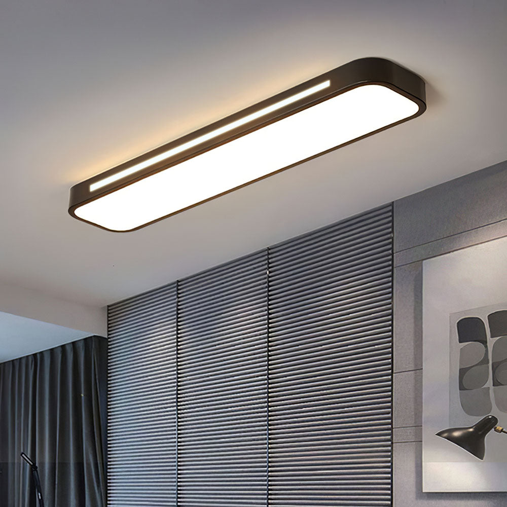 Nordelio Plafondlamp – Design Minimalista Escandinavo com Perfil LED Delgado &amp; Alto Rendimento Luminoso