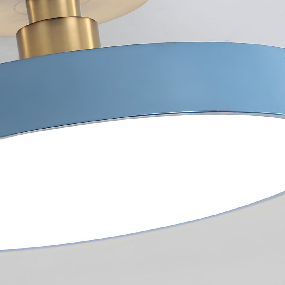 Vionte Plafondlamp – Lampada da soffitto LED rotonda in metallo e acrilico con design a risparmio energetico