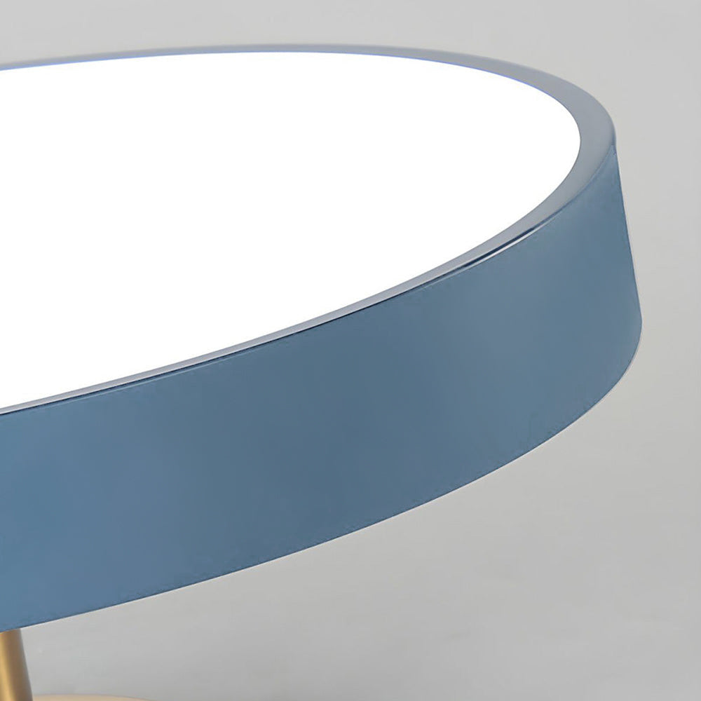 Vionte Plafondlamp – Lampada da soffitto LED rotonda in metallo e acrilico con design a risparmio energetico