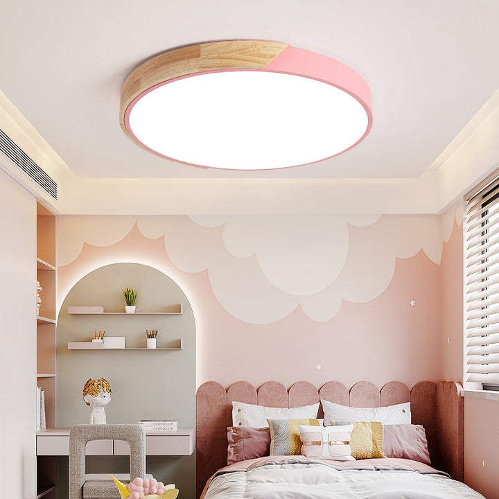 Coloria Plafondlamp – Ronde LED-Verlichting met Kleurrijke Afwerking en Modern Design