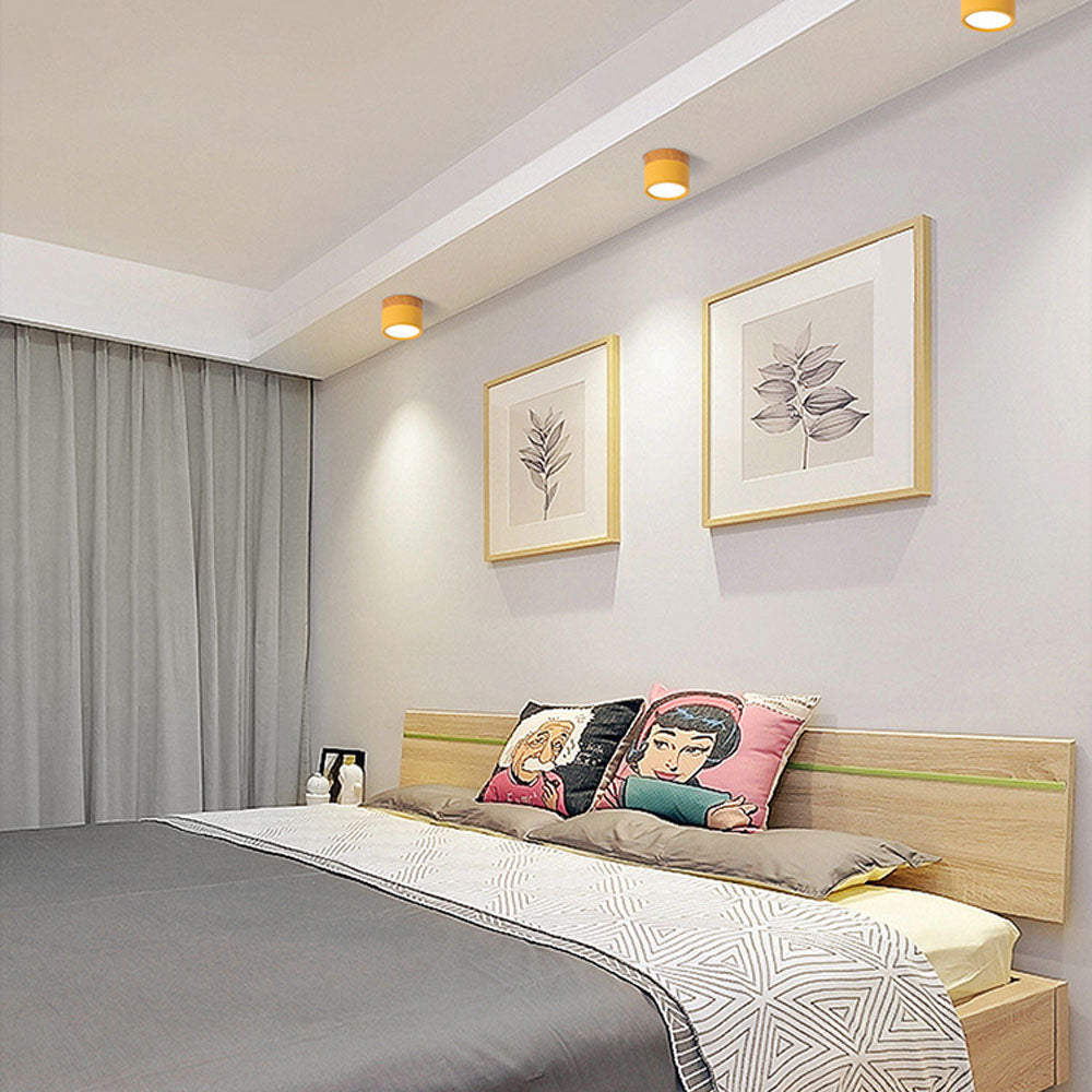 Cylora Llum de sostre – Disseny modern cilíndric d'alumini amb il·luminació LED eficient energèticament