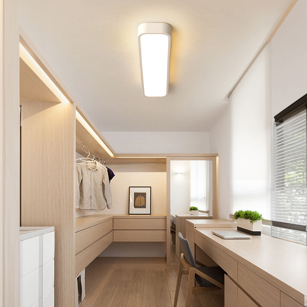 Nordelio Plafondlamp – Design Minimalista Escandinavo com Perfil LED Delgado &amp; Alto Rendimento Luminoso