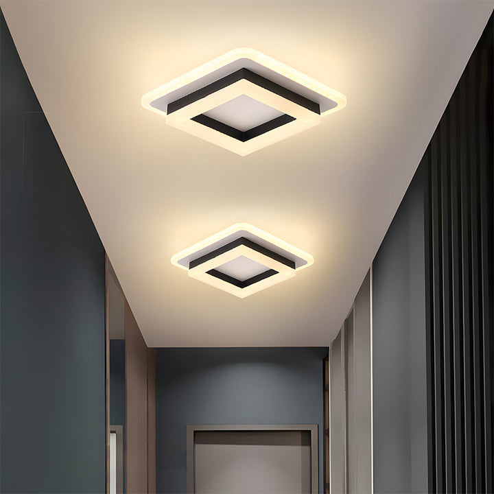 Vierkante LED plafondlamp – Dimbaar licht, modern design &amp; energiezuinig