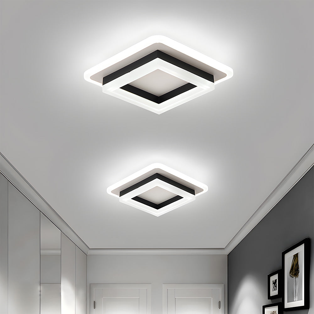 Vierkante LED plafondlamp – Dimbaar licht, modern design &amp; energiezuinig