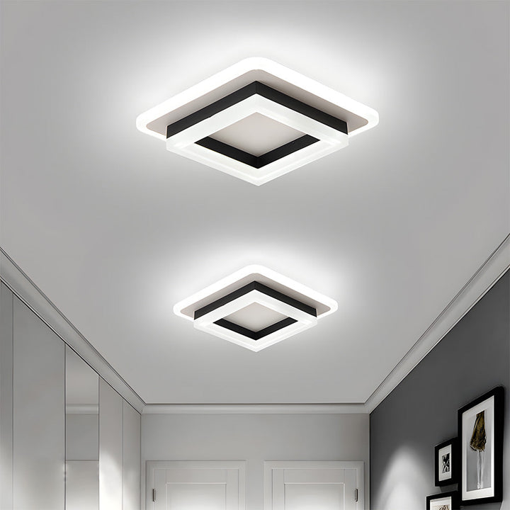 Vierkante LED plafondlamp – Dimbaar licht, modern design &amp; energiezuinig