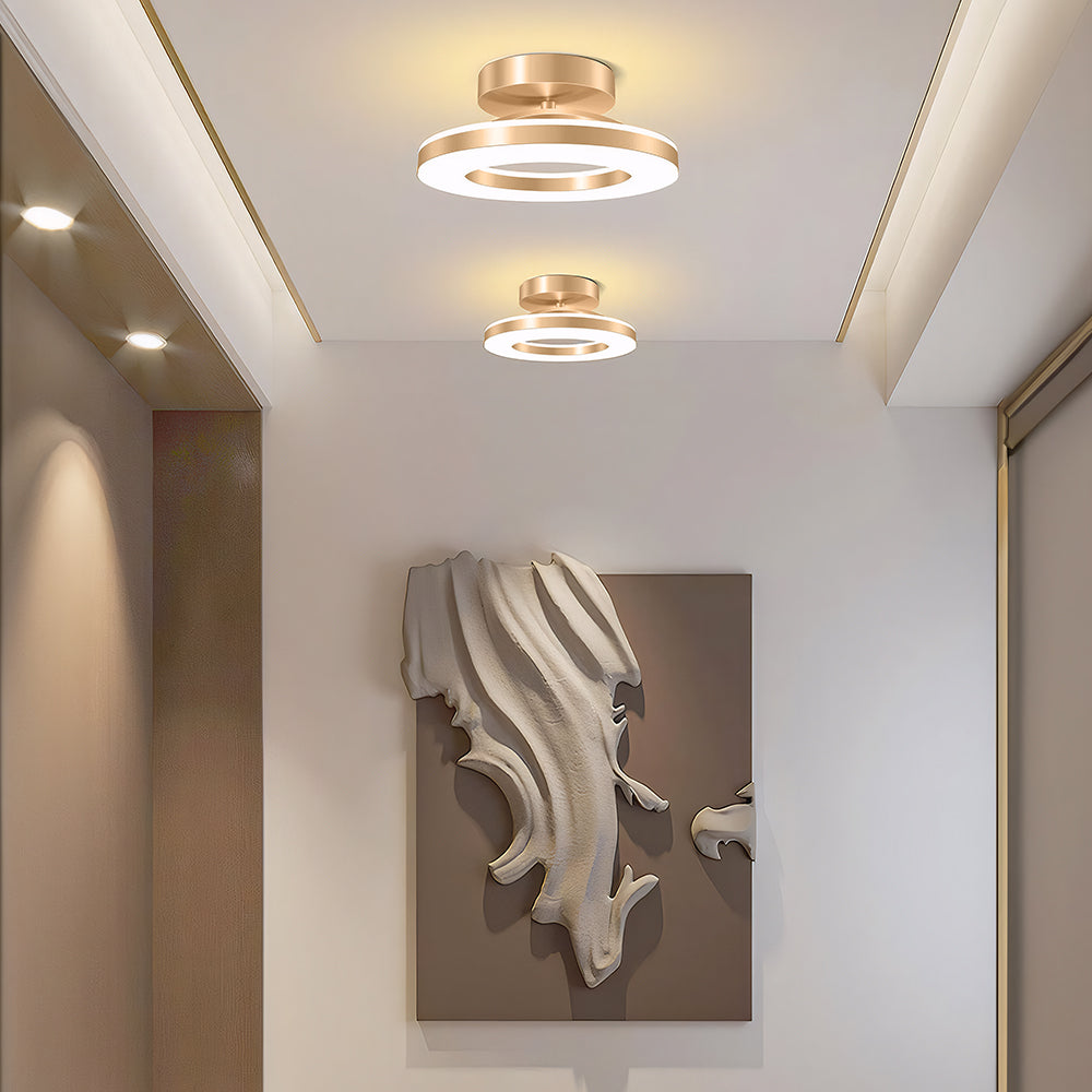 Aurion Plafondlamp – Luxe Gouden Design van IJzer met Energiezuinige LED-Verlichting