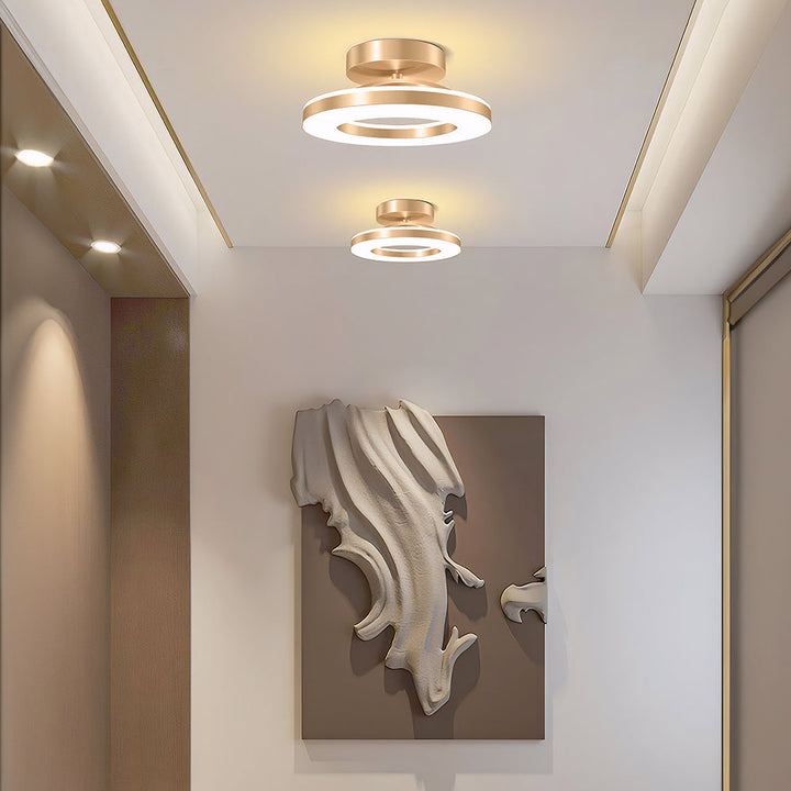 Aurion Plafondlamp – Luxe Gouden Design van IJzer met Energiezuinige LED-Verlichting