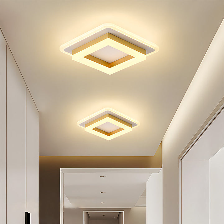 Vierkante LED plafondlamp – Dimbaar licht, modern design &amp; energiezuinig