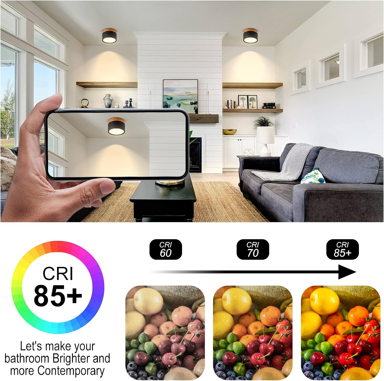 Cylora Llum de sostre – Disseny modern cilíndric d'alumini amb il·luminació LED eficient energèticament