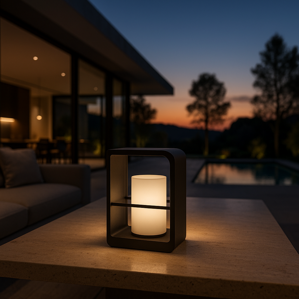 Luminara Lámpara Exterior IP65 – Resistente al Clima con Luz LED Cálida