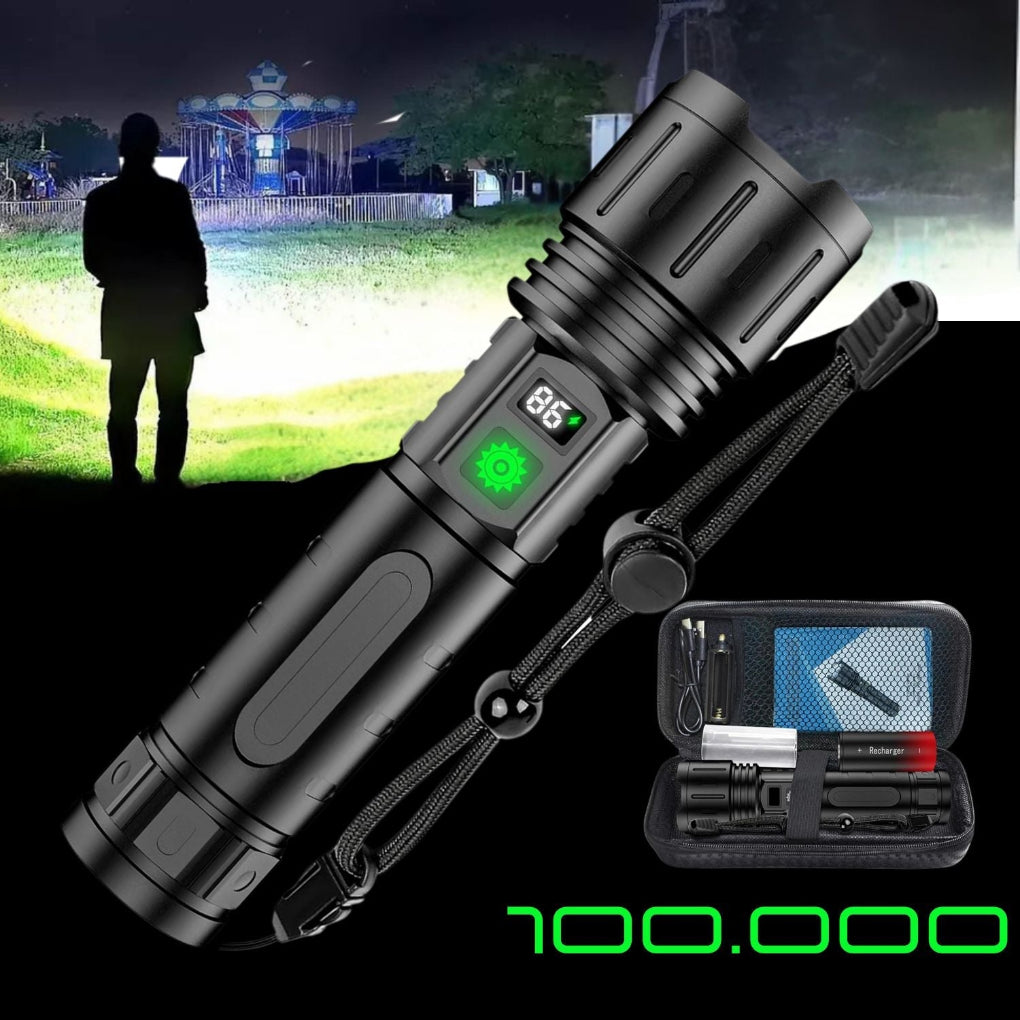 100000 lumen zaklamp 6