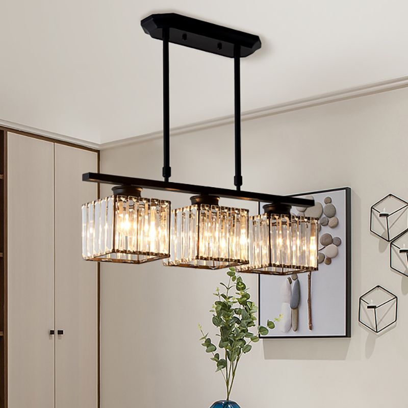 Lámpara colgante Artesso – Diseño Art Deco con pantallas de vidrio y altura ajustable
