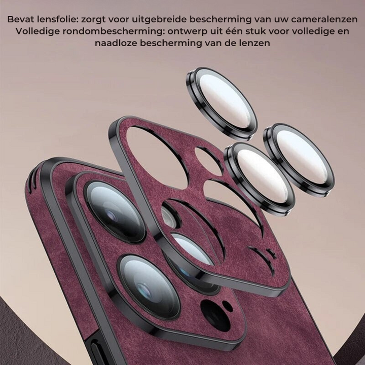 Luxvera – iPhone-hoes echt leer slank &amp; schokbestendig – stijlvol design (Copy) VestraGear