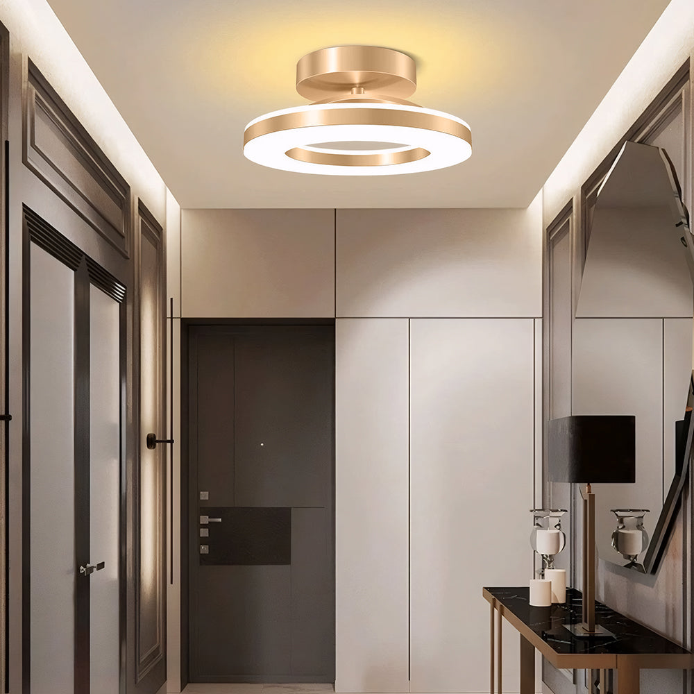 Aurion Plafondlamp – Luxe Gouden Design van IJzer met Energiezuinige LED-Verlichting