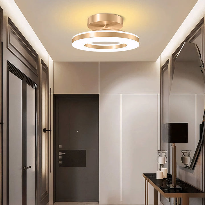 Aurion Plafondlamp – Luxe Gouden Design van IJzer met Energiezuinige LED-Verlichting