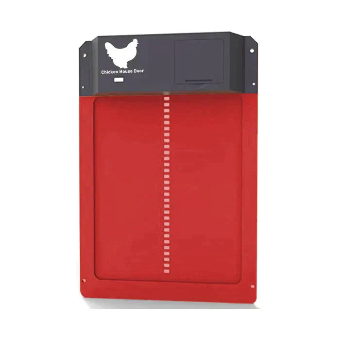 Farmora Porta Automática para Galinheiro – Porta Resistente às Intempéries com Sensor e Temporizador