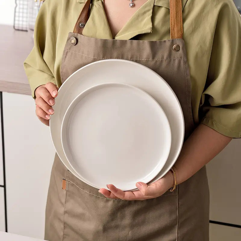 12-delige Dinnerset | Wit Porselein Serviesset voor 4 Personen | Borden en Schalen 3